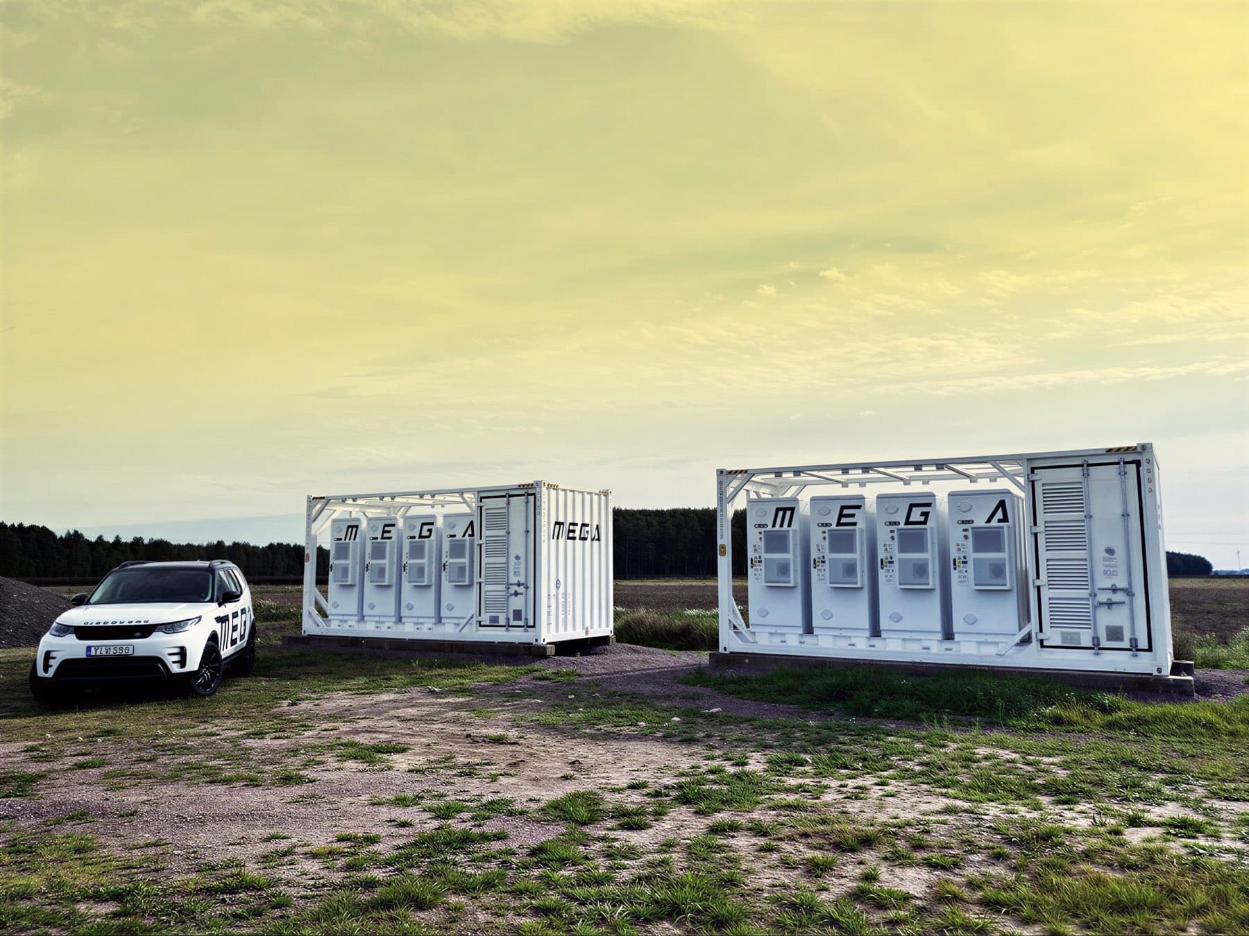 Mega Energys modulära batterisystem installerade på plats